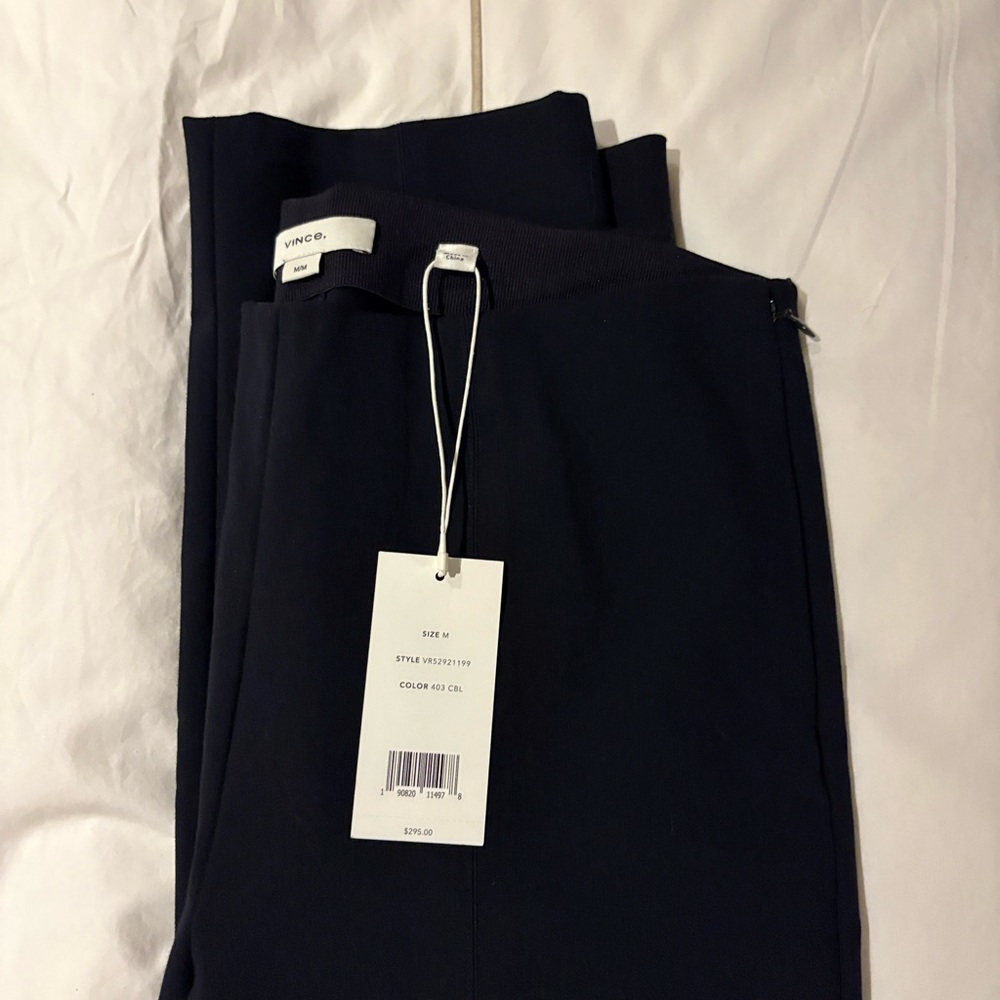 NWT Vince Deep Blue/Black Ankle Pants (Original $295)